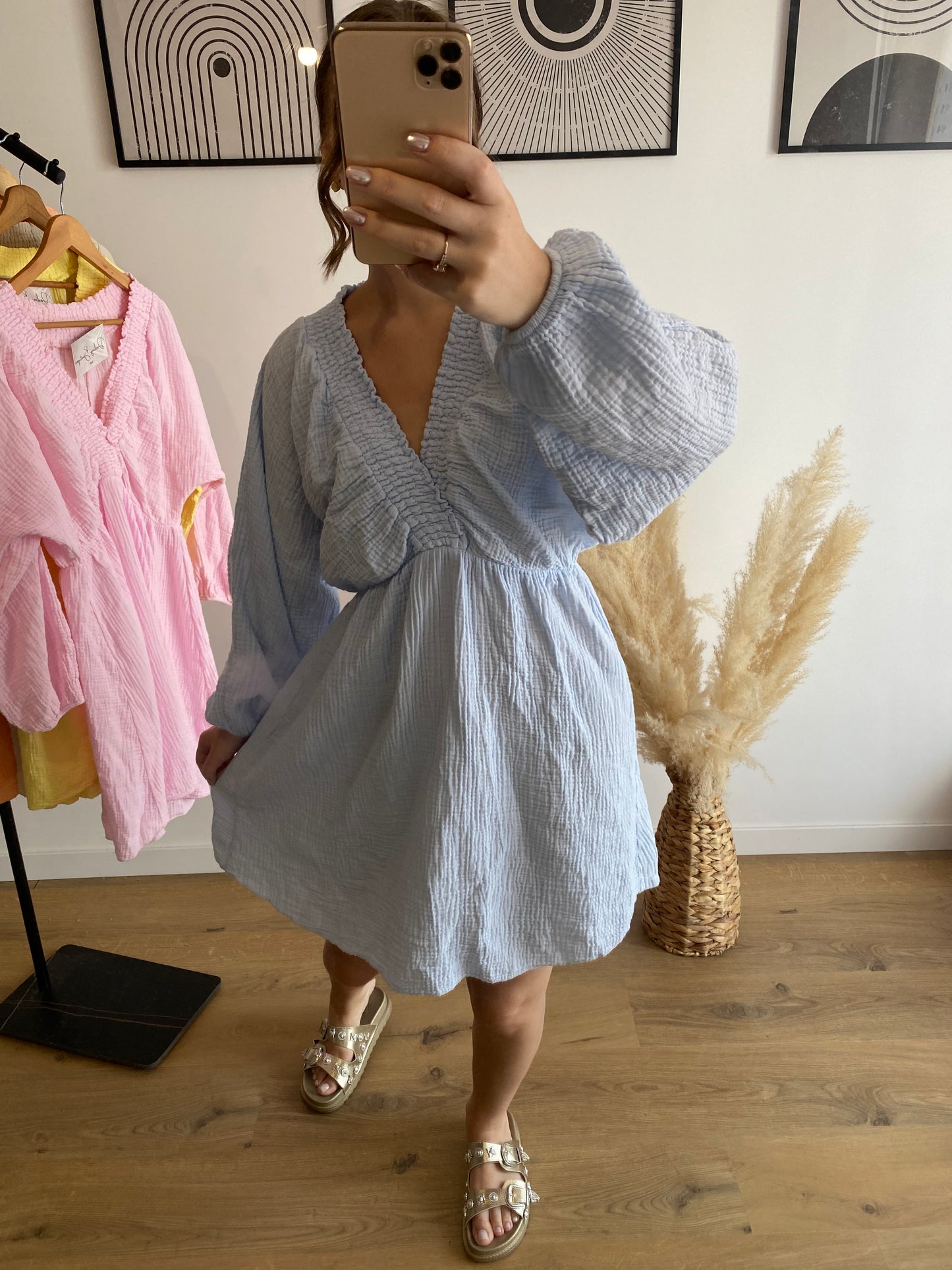 Robe mini Gaz de coton