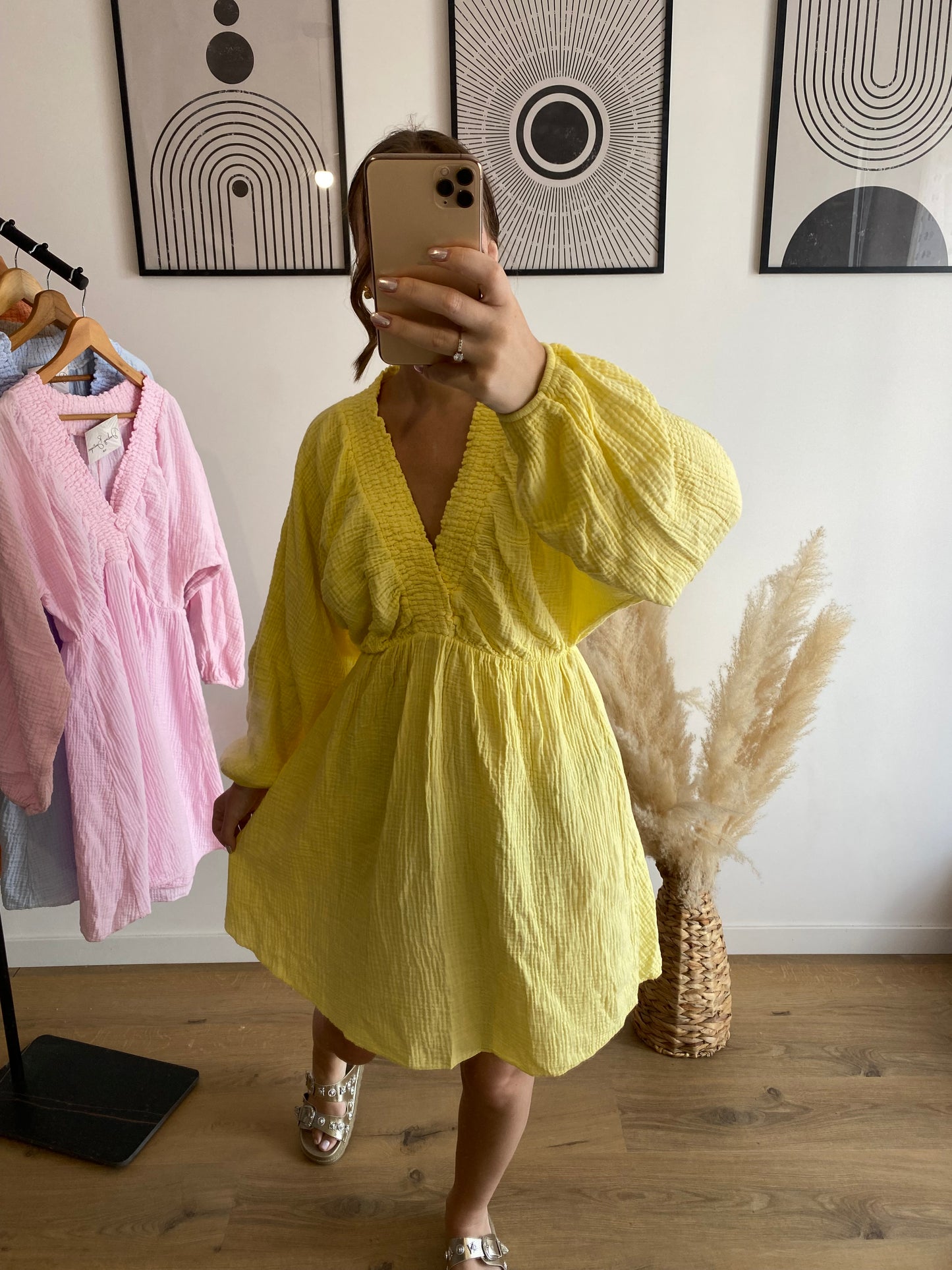 Robe mini Gaz de coton