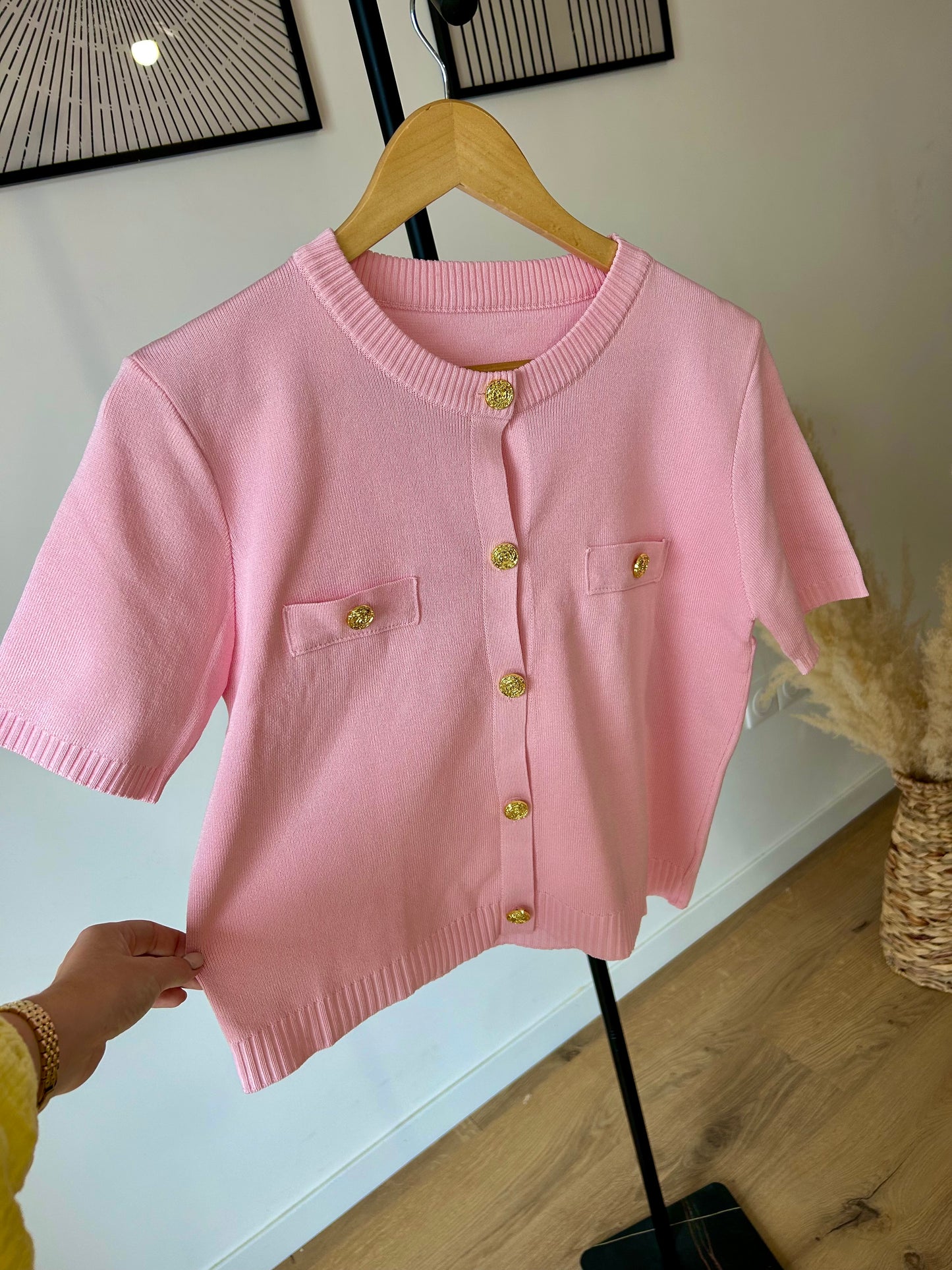 Cardigan à manche courte