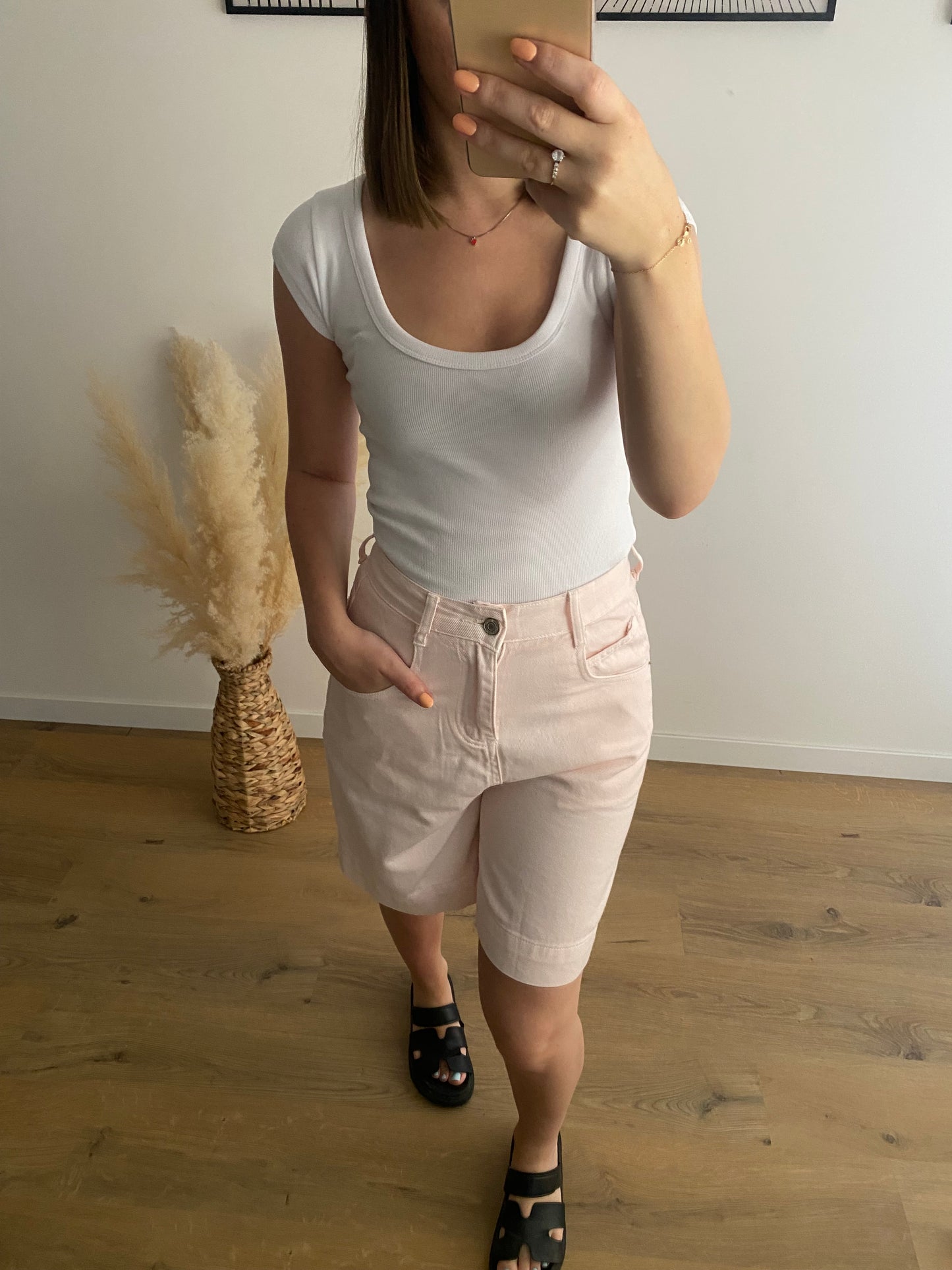 Bermuda Jeans rose