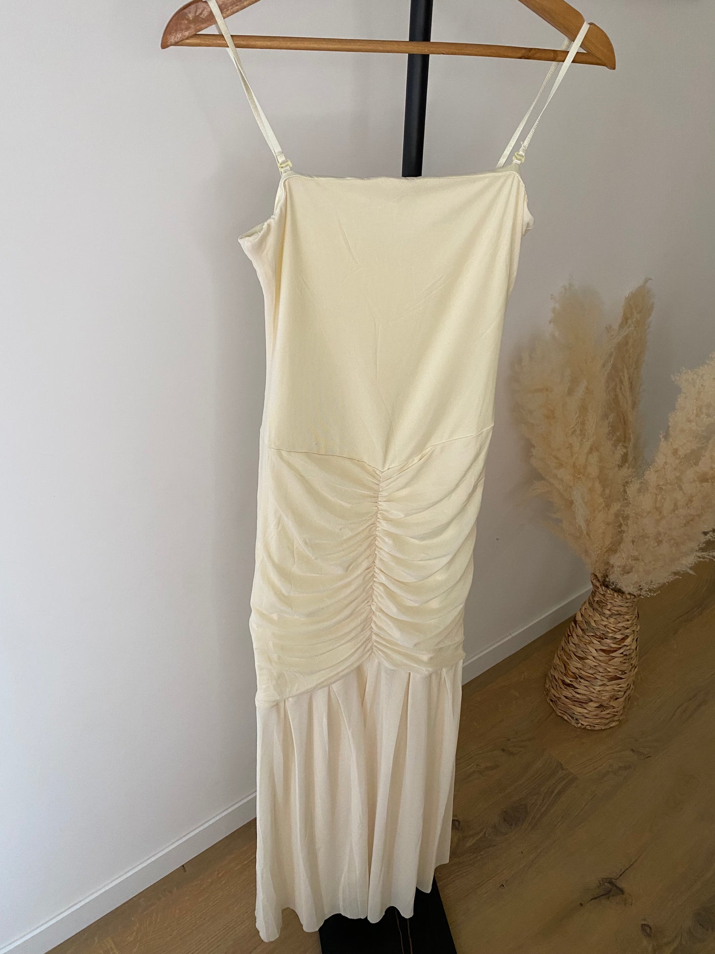 Robe moulante Jaune pastel