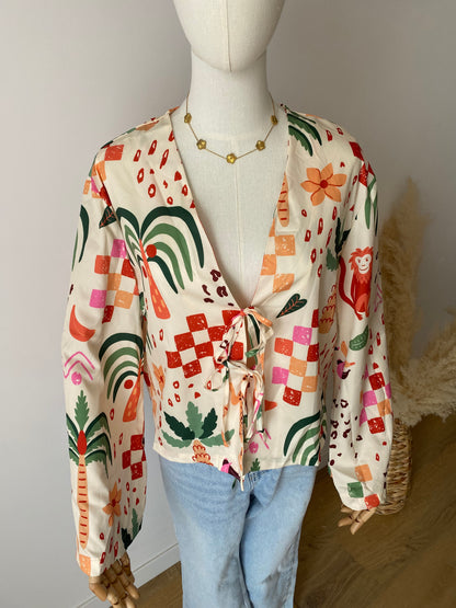 Blouse à motifs