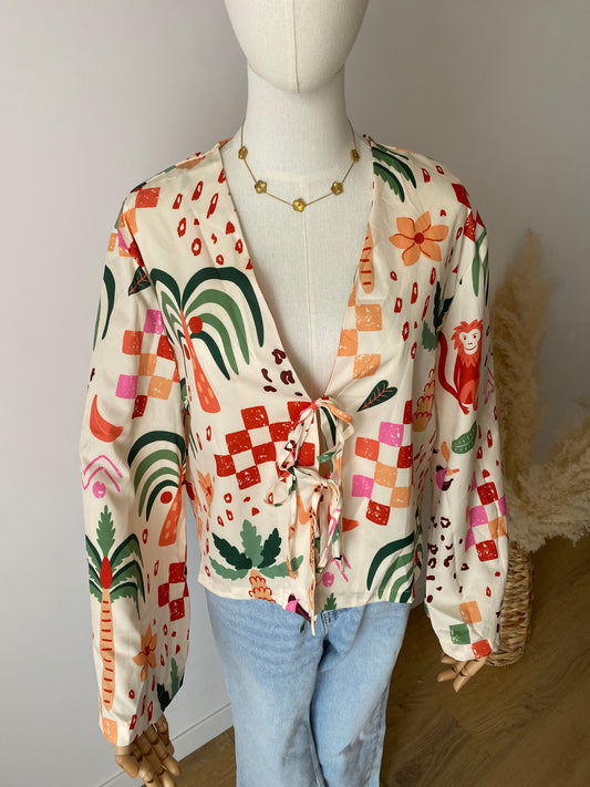 Blouse à motifs