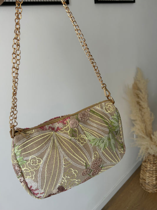 Sac broderie pailletée