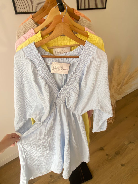 Robe mini Gaz de coton