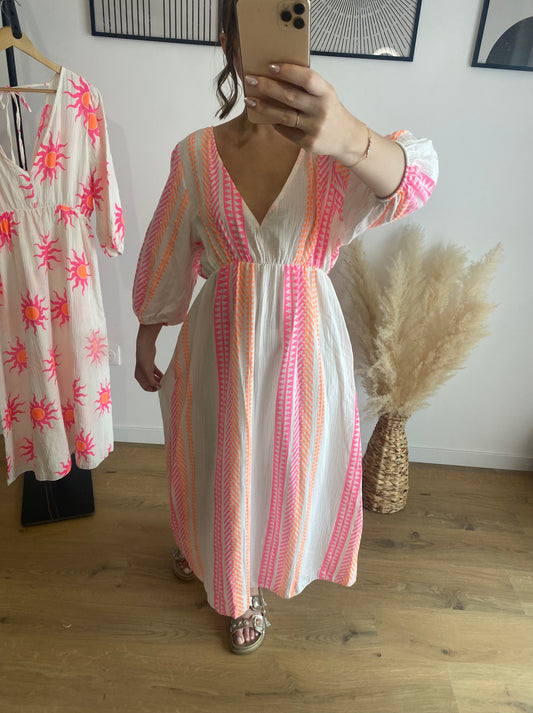 Robe longue Gaz de coton