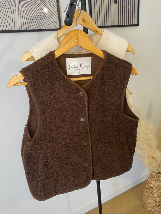 Gilet Maeva (chocolat)