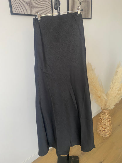Jupe longue satin