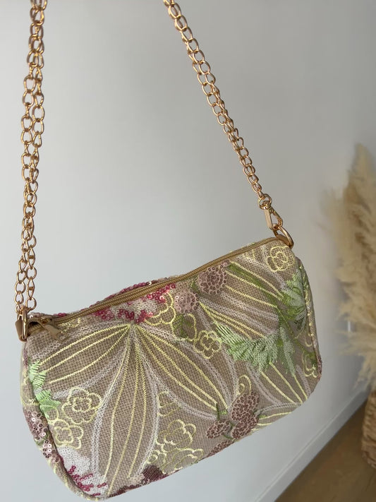 Sac broderie pailletée